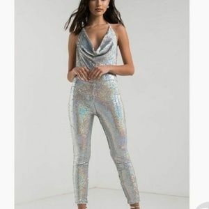 Hot & Delicious Pants - ❗LAST ONE❗SHOWSTOPPER Sequin Jumpsuit Hot & Delicious Pants - ❗LAST ONE❗SHOWSTOPPER Sequin Jumpsuit